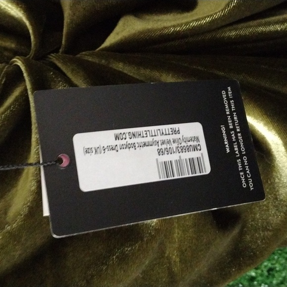 Pretty little thing maternity velvet or the lower dress - Picture 4 of 5